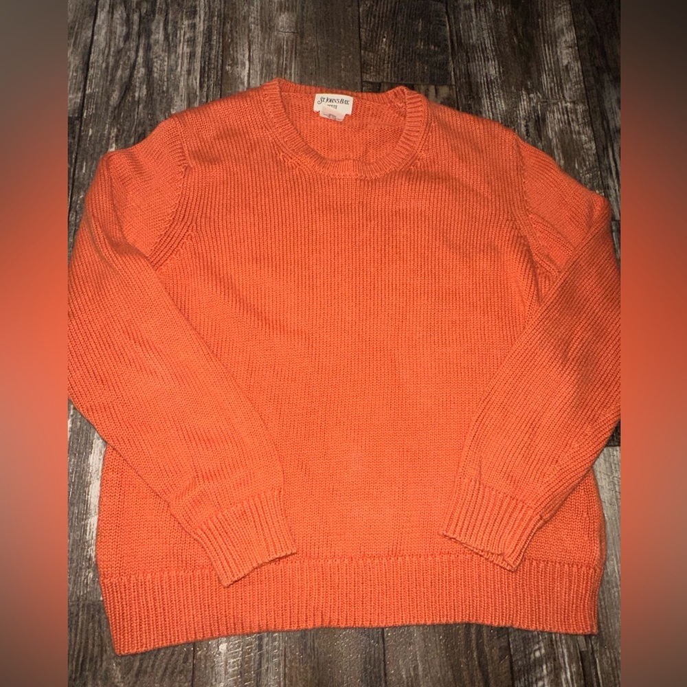 St Johns Bay petite orange sweater